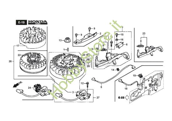 Picture of Volano Motore - GCV160A0 S4 LE SD