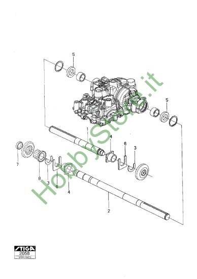 Picture of Kanzaki Transaxle Ktm10F-Ktm10G-Ktm10M Axle Shaft