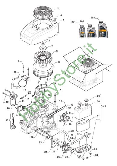 Picture of Motore - Ass. Avviatore, Serbatoio