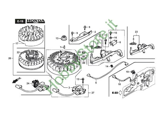 Picture of Volano Motore - GCV160A0 S4 LE SD