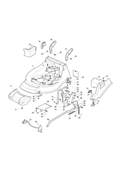 Picture of Chassis E Regolazione Altezza di Taglio