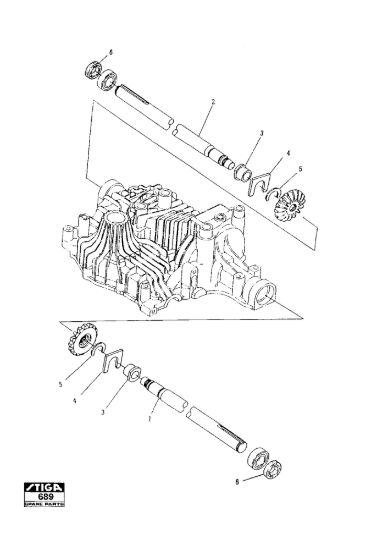 Picture of Kanzaki Transaxle K-61E Axle Shaft