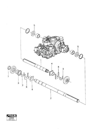 Picture of Kanzaki Transaxle Ktm10F-Ktm10G-Ktm10M Axle Shaft