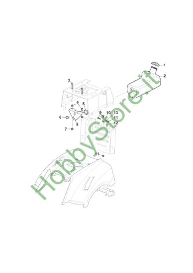 Picture of Serbatoio Posteriore 15Lt
