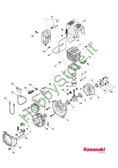 Picture of Motore - Cilindro, Pistone, Albero Motore