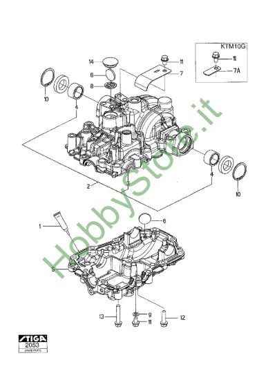 Picture of Kanzaki Transaxle Ktm10F-Ktm10G-Ktm10M Transaxle Case