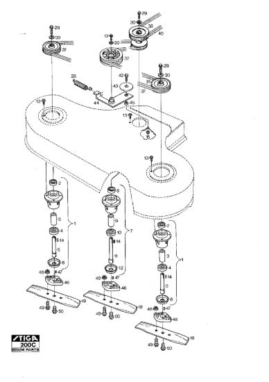 Picture of Mower Deck 85B Blades