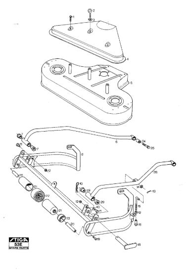 Picture of Mower Deck 85B Frame
