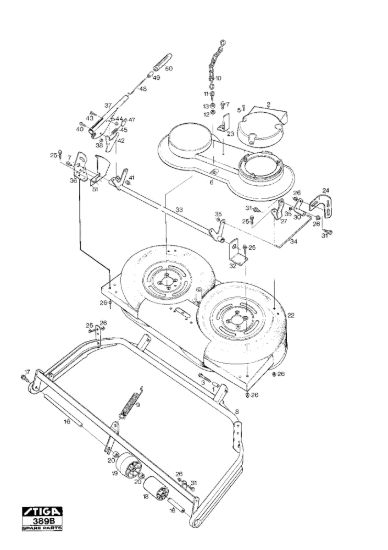 Picture of Mower Deck 85M Frame Controls