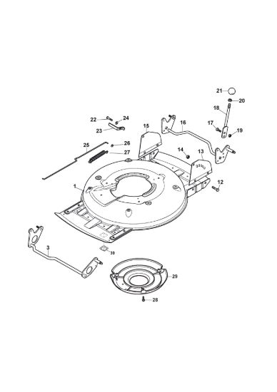Picture of Chassis E Regolazione Altezza di Taglio