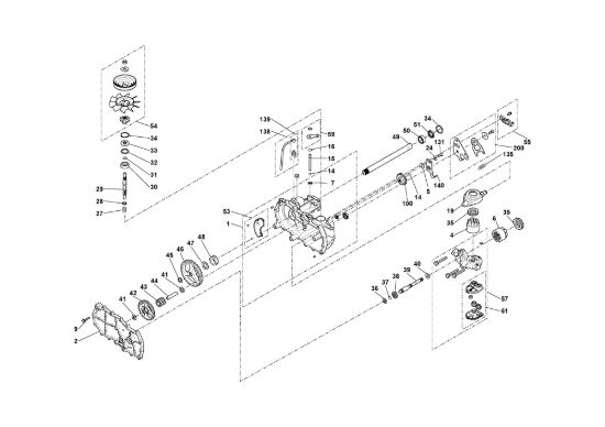 Picture of Transaxle, Parte Dx, (Hydrogear Ezt D-Shaft)