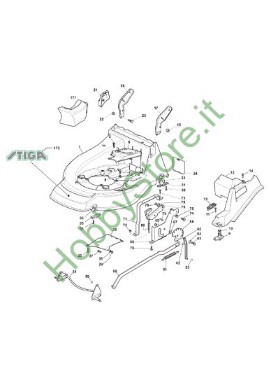 Picture of Chassis E Regolazione Altezza di Taglio