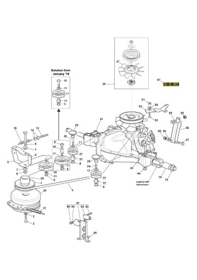 Picture of Gruppo Trasmissione HYG con Frizione Elettromagnetica Warner