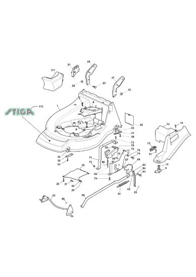 Picture of Chassis E Regolazione Altezza di Taglio