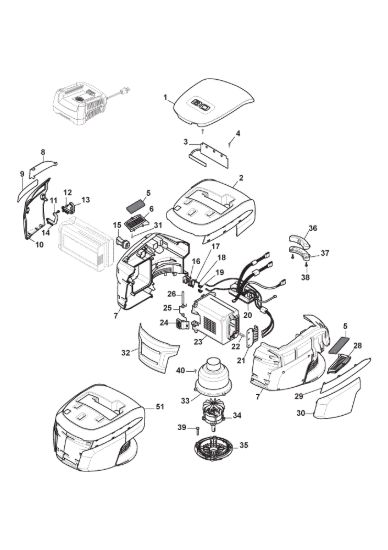 Picture of Ass. Motore a Batteria