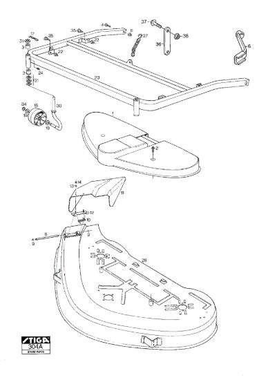 Picture of Mower Deck 110S Frame