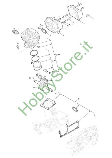 Picture of Motore - Cilindro, Pistone, Albero Motore
