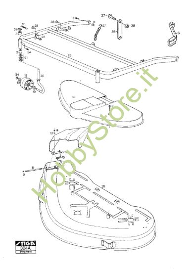 Picture of Mower Deck 110S Frame
