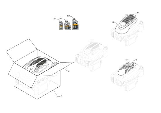 Picture of Motore Completo, Copertura Motore