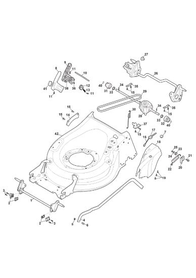Picture of Chassis E Regolazione Altezza di Taglio