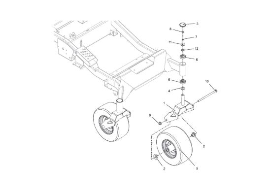 Picture of Front Caster Wheels