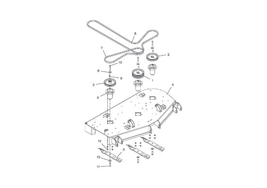 Picture of Deck Belts Blades and Spindles