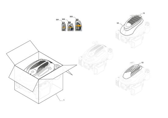 Picture of Motore Completo, Copertura Motore