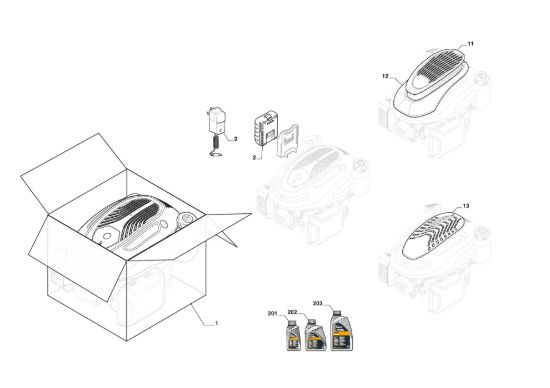 Picture of Motore Completo, Copertura Motore