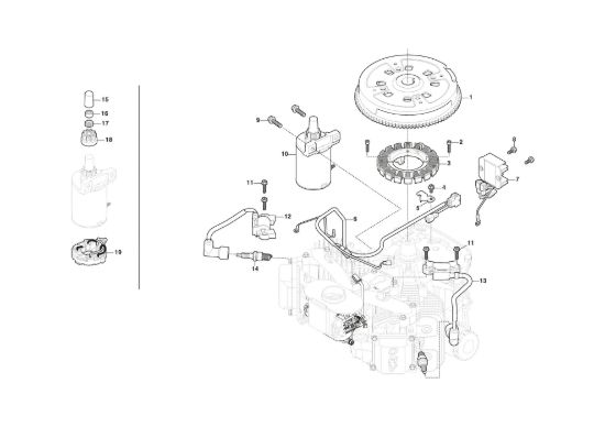 Picture of Bobina, Motorino Avviamento, Volano