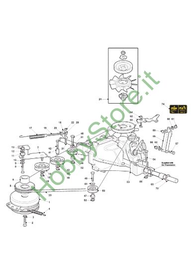 Picture of Gruppo Trasmissione Hydrogear con Frizione Elettromagnetica