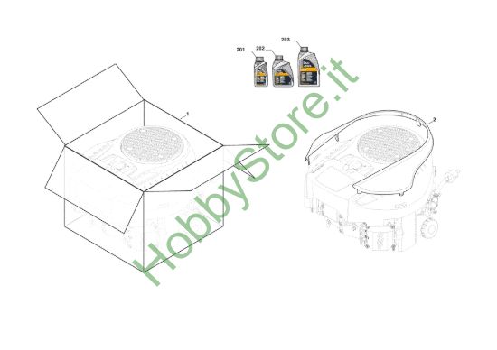 Picture of Motore Completo, Copertura Motore