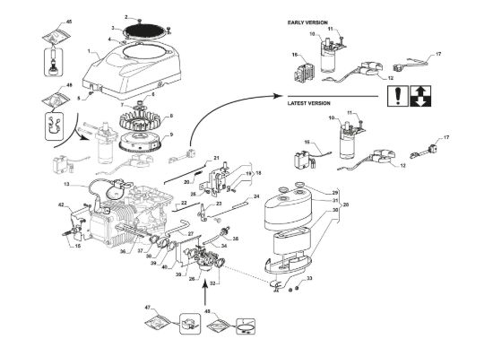Picture of Motore - Carburatore, Ass. Filtro Aria