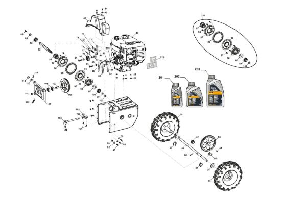 Picture of Engine, belts