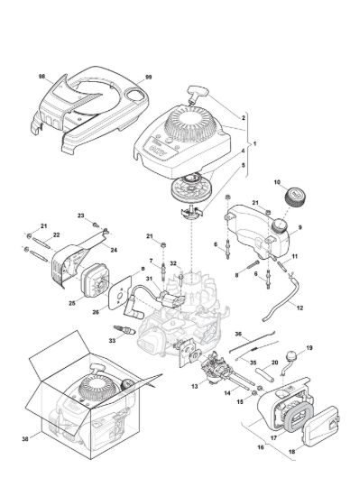 Picture of Motore - Carburatore, Serbatoio