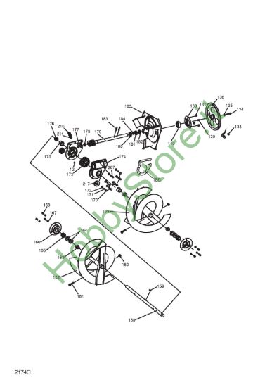 Picture of Gear case, auger