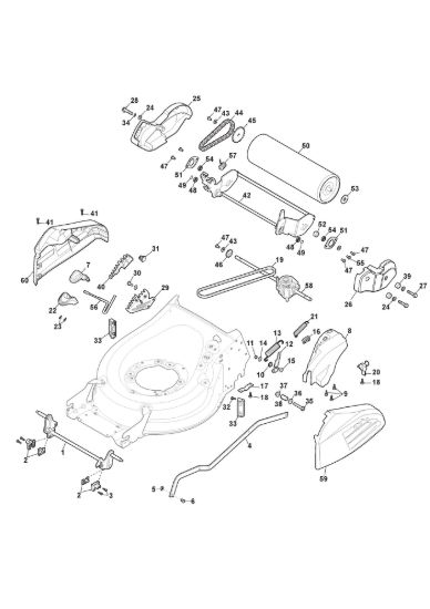 Picture of Chassis E Regolazione Altezza di Taglio
