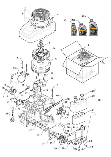 Picture of Motore - Ass. Avviatore, Serbatoio