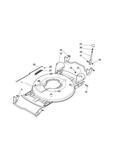 Picture of Chassis E Regolazione Altezza di Taglio