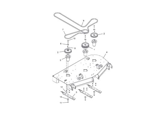 Picture of Deck Belts Blades and Spindles