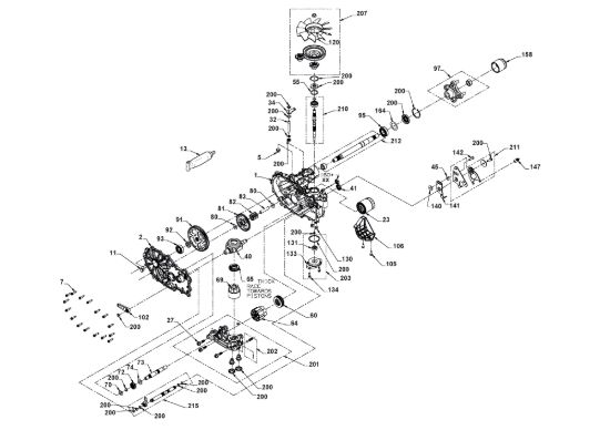 Picture of ZTR_5TR1(Transmission Unit (Hydrogear ZT3100), Left)