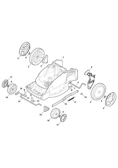 Picture of Chassis, Ruote e Regolazione Altezza