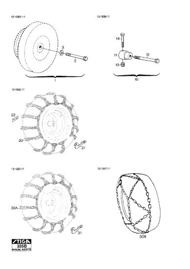 Picture of Wheel Weight Snow Chains