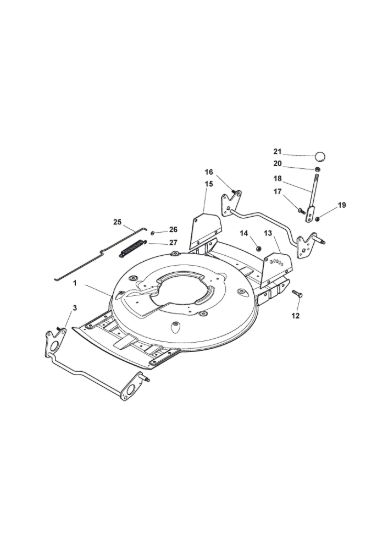 Picture of Chassis E Regolazione Altezza di Taglio