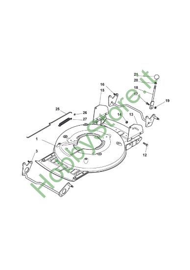 Picture of Chassis E Regolazione Altezza di Taglio