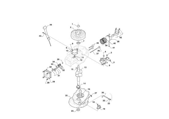 Picture of Motore - Pistone, Albero Motore _ WBE 200