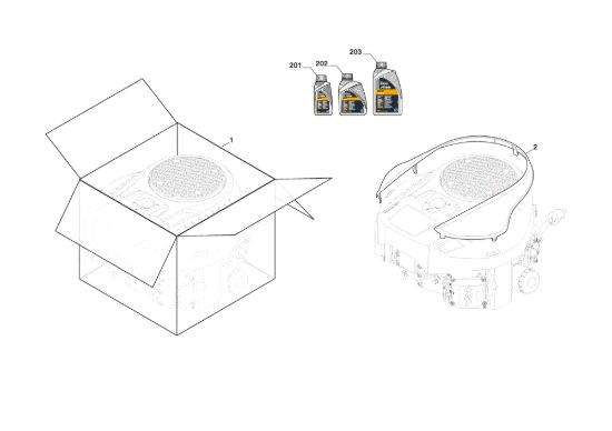 Picture of Motore Completo, Copertura Motore