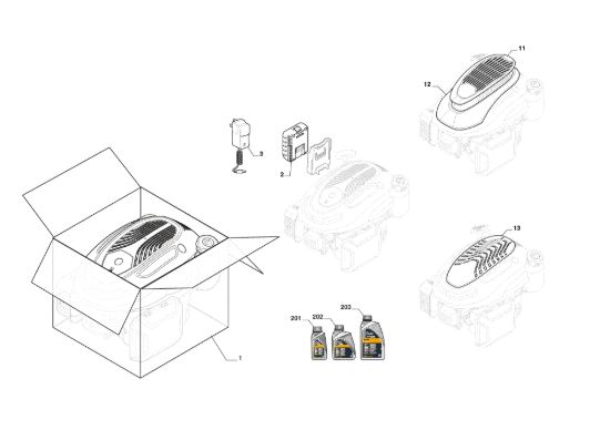 Picture of Motore Completo, Copertura Motore