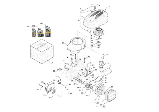 Picture of Motore - Carburatore, Serbatoio