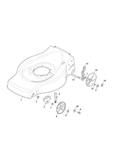 Picture of Chassis E Regolazione Altezza di Taglio