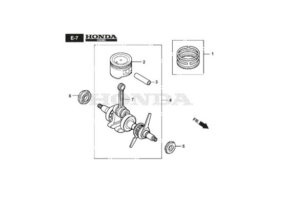 Picture of Albero Motore/Pistone - GX35